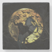 kopfloses Pferd Steinuntersetzer (Vorderseite)