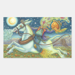 KOPFLOSES REITER VOGELSCHEUCHE & MAULTIER STICKER 