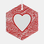 Kopfnoten für Scribbleprint Ornament Aus Glas (Rückseite)