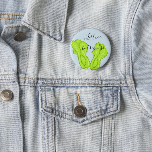 Kopfsalat ist Freunde! Freundschafts-Button Button (Beispiel)
