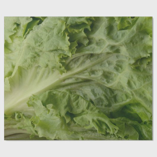 Kopfsalat wrappng Papier Geschenkpapier (Flach)