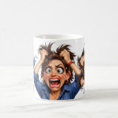 Kopfschmerz Frau Kaffeetasse (Mittel)