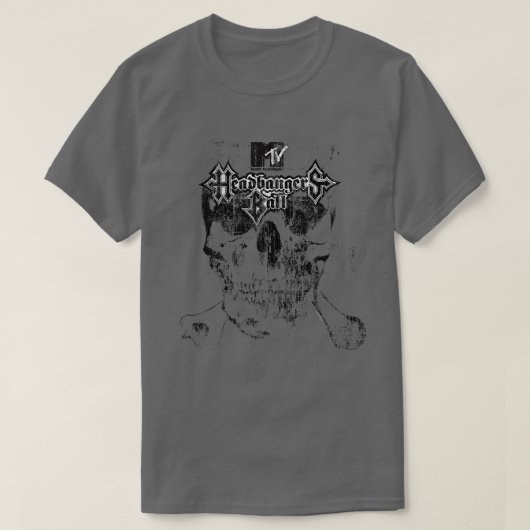 Kopfschmerzen Ball erschütterten Schädel und Kreuz T-Shirt (Design vorne)
