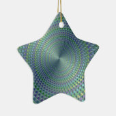 Kopfschmerzen-Fraktal Keramik Ornament (Rechts)