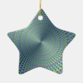 Kopfschmerzen-Fraktal Keramik Ornament (Vorne)