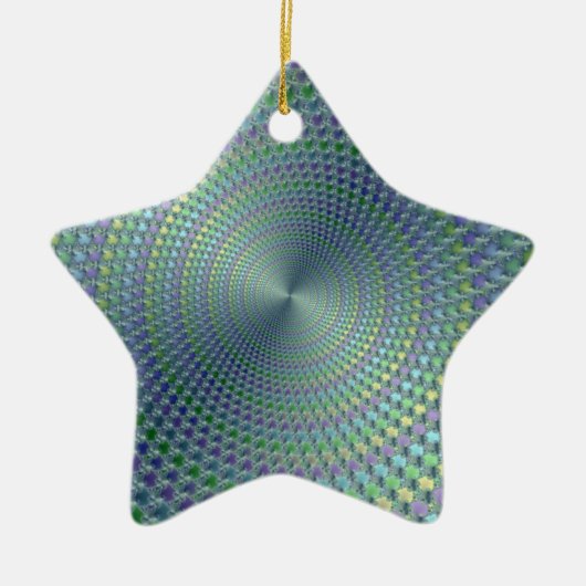 Kopfschmerzen-Fraktal Keramik Ornament (Vorne)