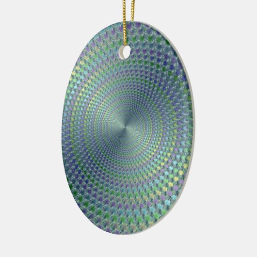 Kopfschmerzen-Fraktal Keramikornament (Links)