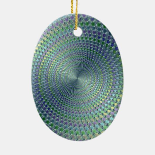Kopfschmerzen-Fraktal Keramikornament (Hinten)