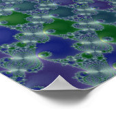 Kopfschmerzen - Fraktal Poster (Ecke)