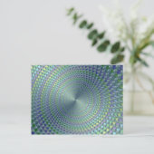 Kopfschmerzen - Fraktal Postkarte (Stehend Vorderseite)