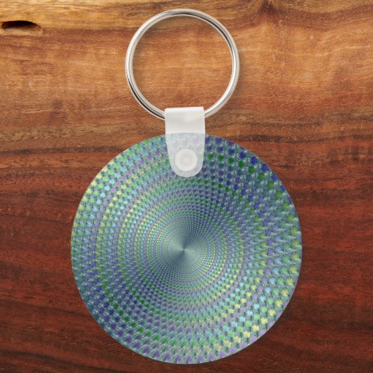 Kopfschmerzen - Fraktal Schlüsselanhänger (Vorderseite)