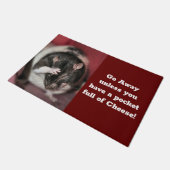 Kopfschmerzen Fußmatte (Schrägansicht)