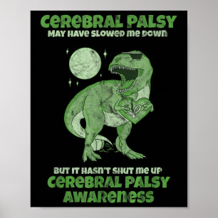 Kopfschmerzen Niedlicher Dinosaurier Kinder Zerebr Poster