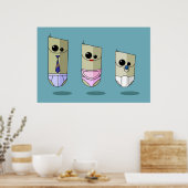 Kopfschmerzen Poster (Küche)