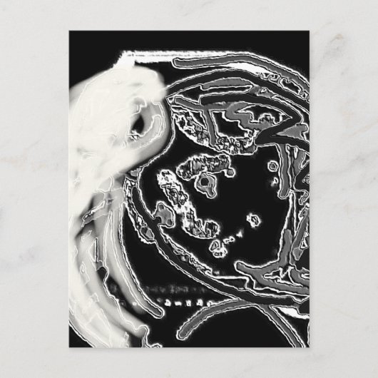 Kopfschmerzen Postkarte (Vorderseite)