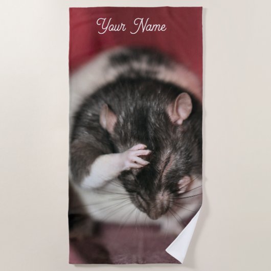 Kopfschmerzen Strandtuch (Vorderseite)