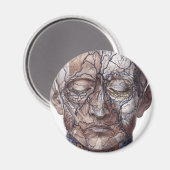 Kopfschmerzen und Muskeln Magnet (Vorderseite/Rückseite)