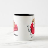 Kopfschmerzen Zweifarbige Tasse (Mittel)