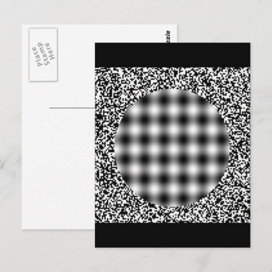 KopfschmerzenIllusion Postkarte (Vorne/Hinten)