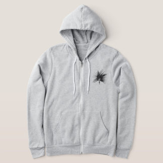 Kopfschmuck Schwarz Weiß Abstrakt Stammes-Tattoo-K Hoodie