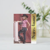 Kopfschuss Comp Card Zeds Postkarte (Stehend Vorderseite)