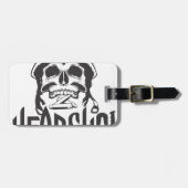 Kopfschuss Gepäckanhänger (Vorderseite horizontal)