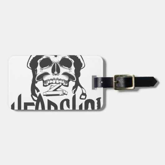 Kopfschuss Gepäckanhänger (Vorderseite horizontal)