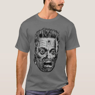 KOPFSCHUSS-HORROR Vintage-Zombies Untote illustrie T-Shirt