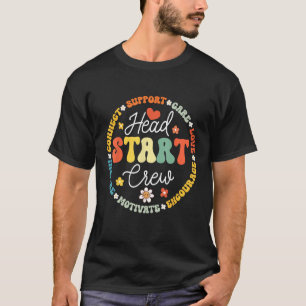 Kopfstart der Crew Homeschool Lehrer Schulunterric T-Shirt