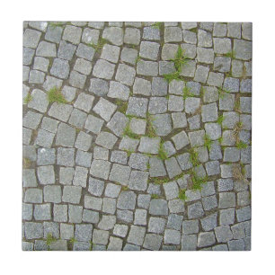 Kopfstein-Straßen-Beschaffenheits-Hintergrund Fliese