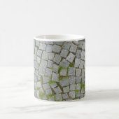 Kopfstein-Straßen-Beschaffenheits-Hintergrund Kaffeetasse (Mittel)