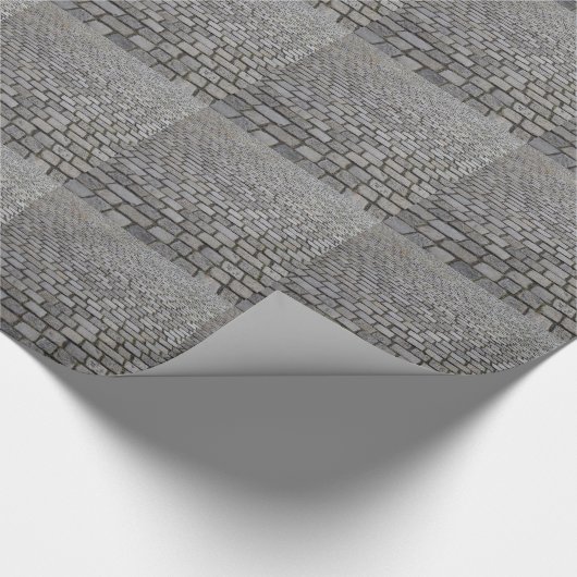 Kopfsteinpflaster Geschenkpapier (Ecke)