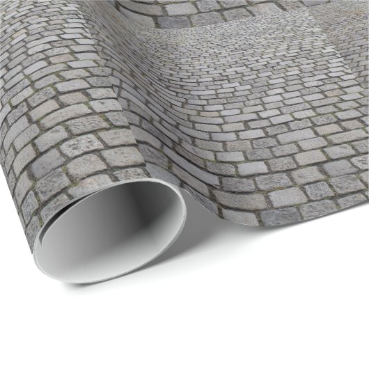 Kopfsteinpflaster Geschenkpapier (Rolleneckpunkt)