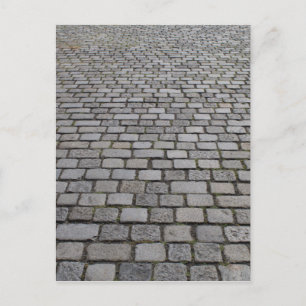 Kopfsteinpflaster Postkarte