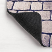 Kopfsteinpflaster-Straßendetail, horizontal Mousepad (Ecke)