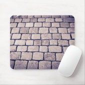 Kopfsteinpflaster-Straßendetail, horizontal Mousepad (Mit Mouse)