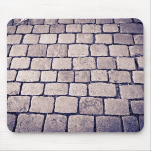 Kopfsteinpflaster-Straßendetail, horizontal Mousepad
