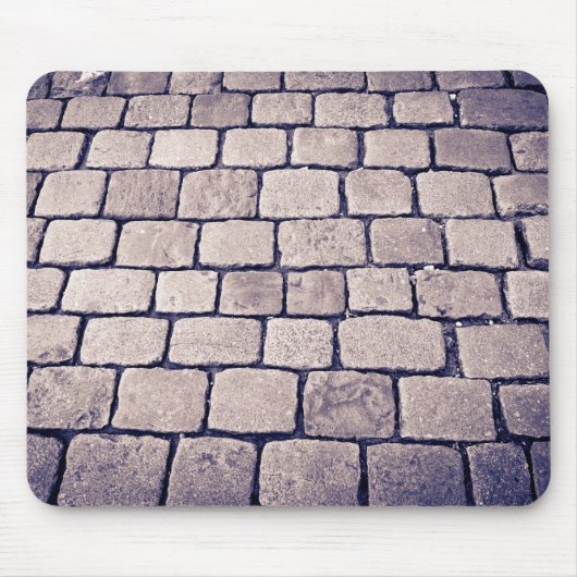 Kopfsteinpflaster-Straßendetail, horizontal Mousepad (Vorne)