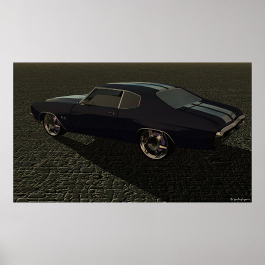 Kopfsteinreflektionen Poster (Vorne)