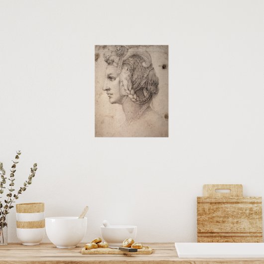 Kopfstudie Poster (Küche)