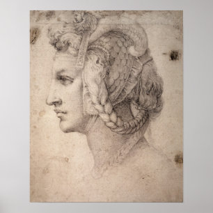 Kopfstudie Poster