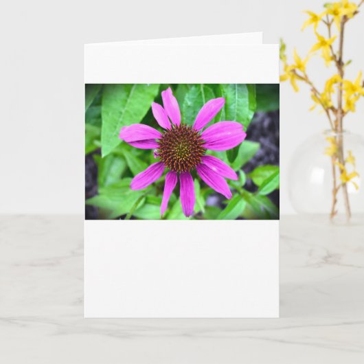 Kopfstütze, Karte (Gelbe Blume)