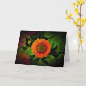 Kopfstütze, Karte (Gelbe Blume)