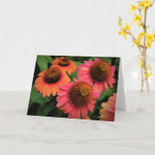 Kopfstütze, Karte (Gelbe Blume)