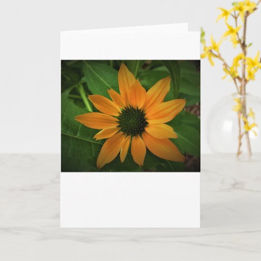 Kopfstütze, Karte (Gelbe Blume)