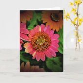 Kopfstütze, Karte (Gelbe Blume)