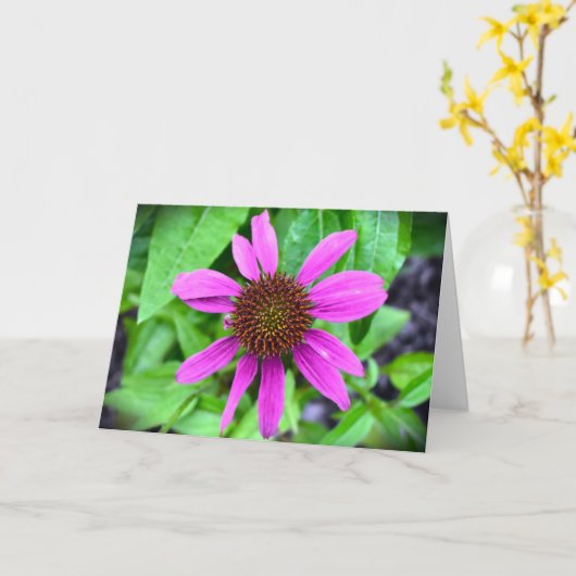 Kopfstütze, Karte (Gelbe Blume)