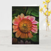 Kopfstütze, Karte (Gelbe Blume)