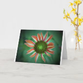 Kopfstütze, Karte (Gelbe Blume)