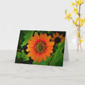 Kopfstütze, Karte (Gelbe Blume)